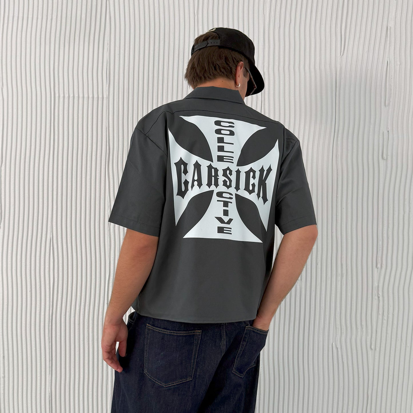 CHOPPER CROPPED SHIRT