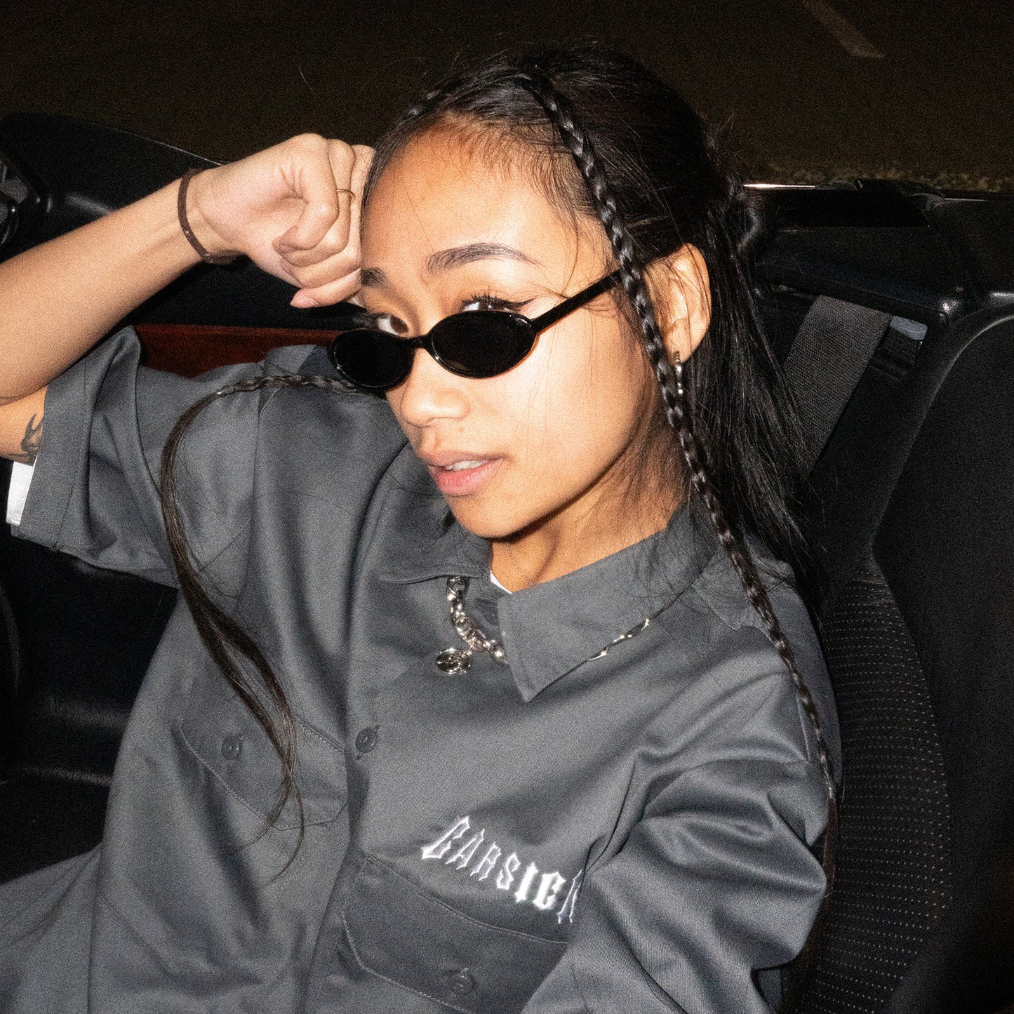 CHOPPER CROPPED SHIRT