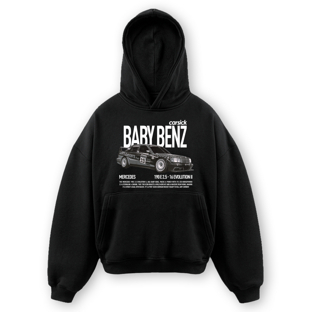 BABYBENZ HOODIE BLACK