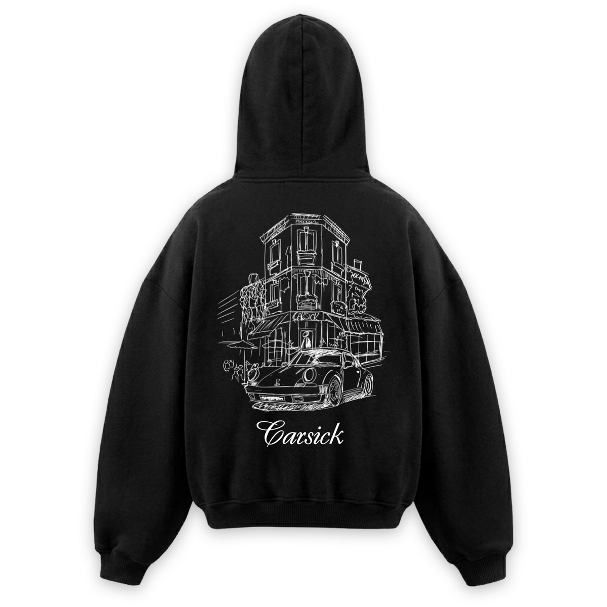 CAFFÉ HOODIE BLACK