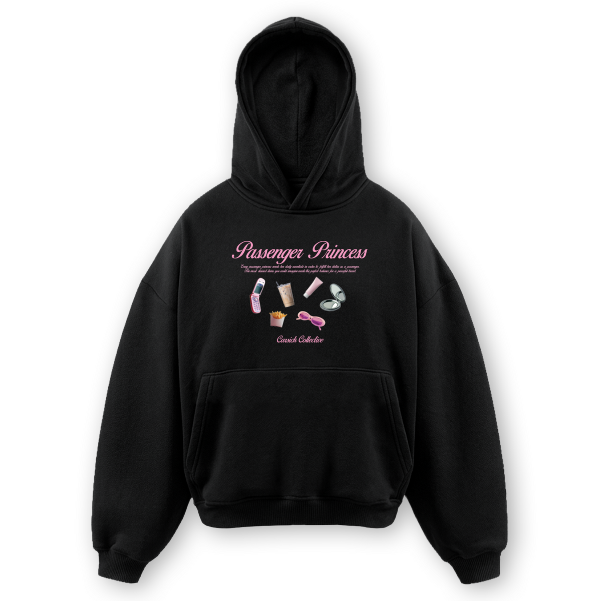 PASSENGER HOODIE BLACK