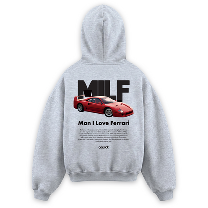 MILF HOODIE GREY