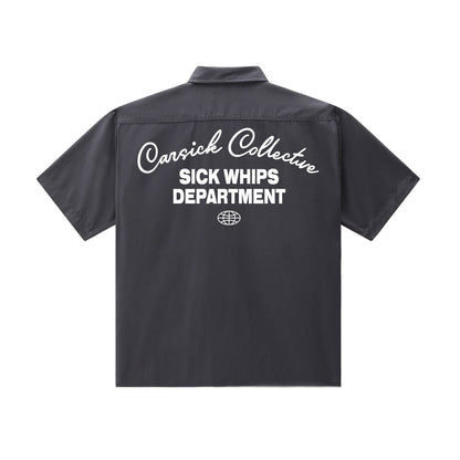 MECHANIC CROPPED SHIRT