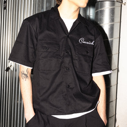 MECHANIC CROPPED SHIRT