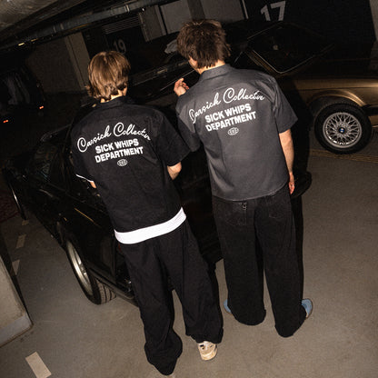 MECHANIC CROPPED SHIRT