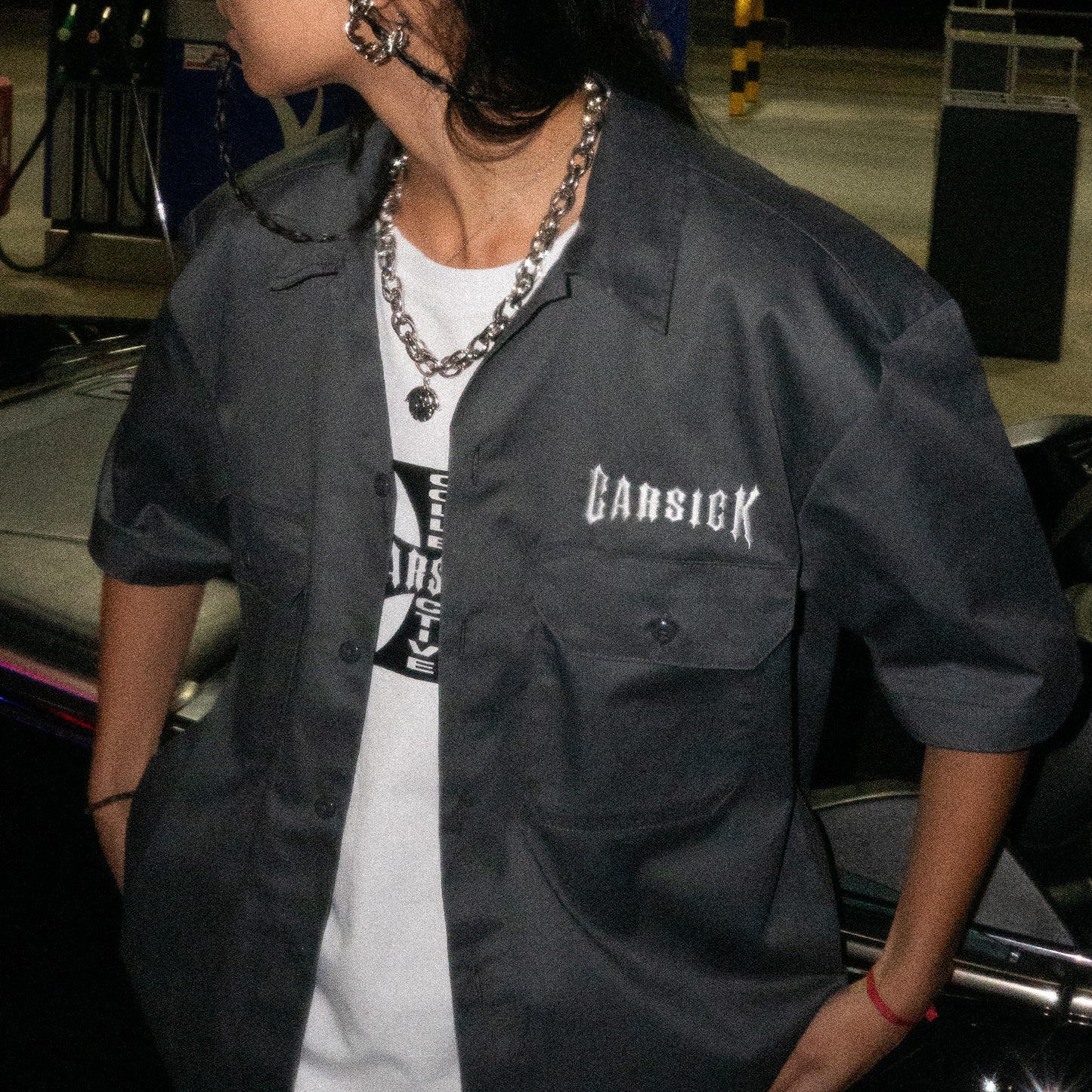 CHOPPER CROPPED SHIRT